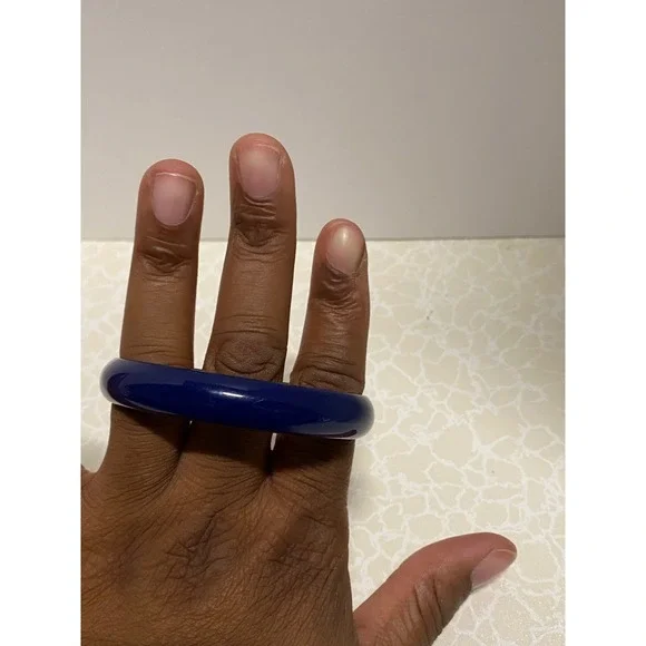 Women's Fashion Bangle Bracelet Blue - Picture 6 of 11